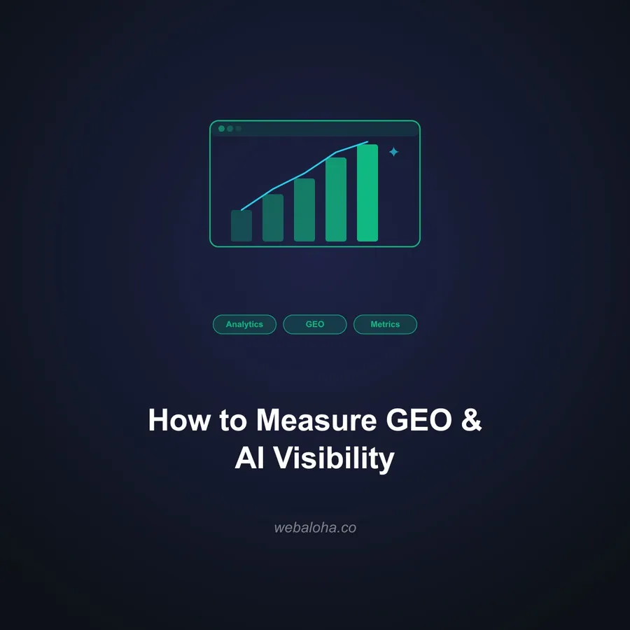 How to Measure GEO and AI Search Visibility