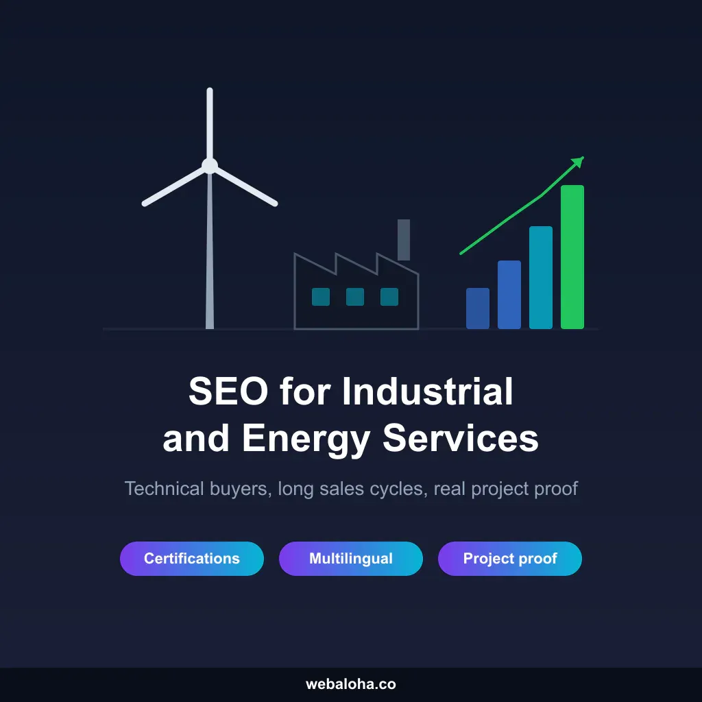 Industrial SEO: Service Pages Technical Buyers Can Verify
