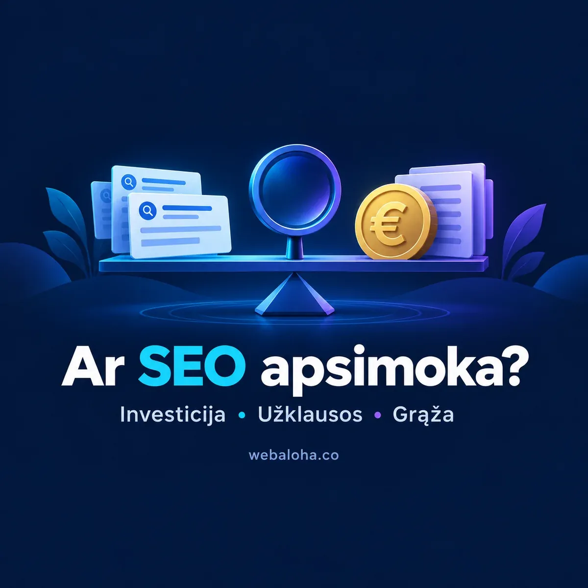 Ar SEO apsimoka smulkiajam verslui?