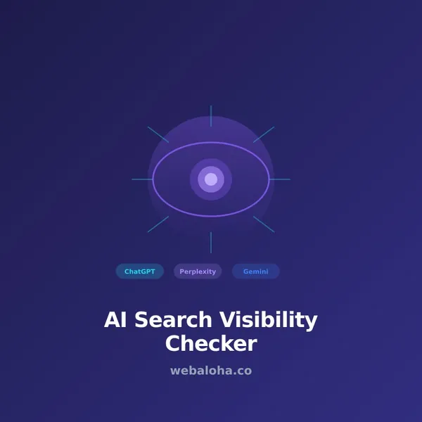 AI Search Visibility Checker Tool Online