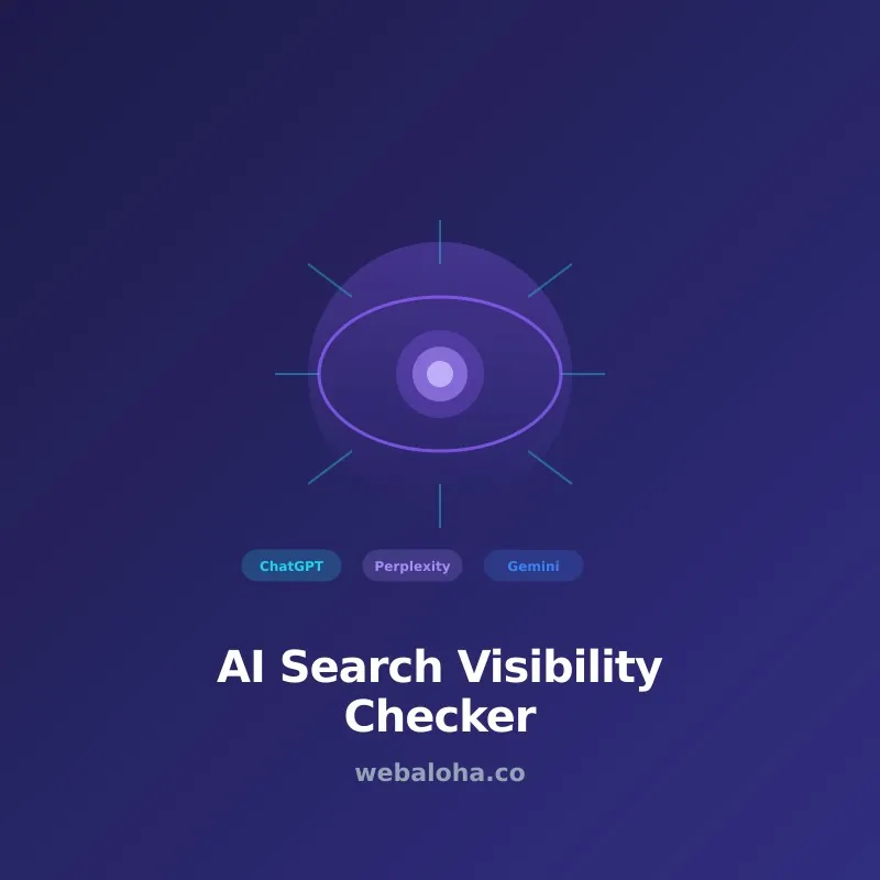 AI Search Visibility Checker Tool Online