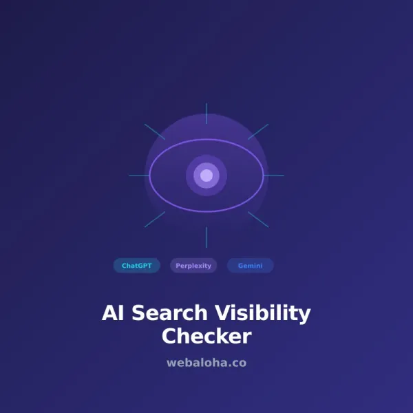 AI Search Visibility Checker Tool Online