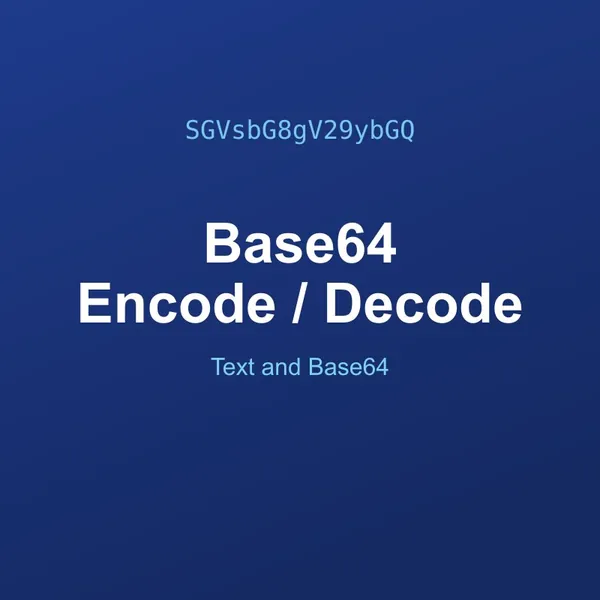 Base64 Encode and Decode Tool Online