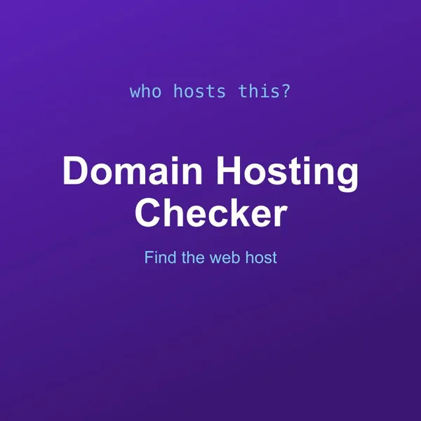 Domain Hosting and Server Checker Tool Online