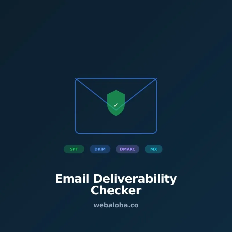 Email Deliverability Checker Tool Online