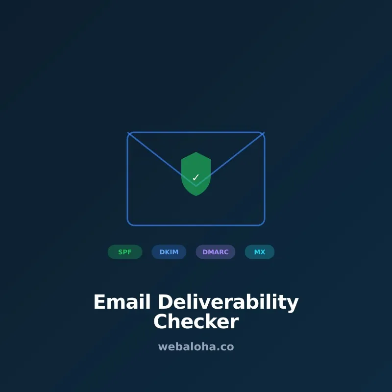 Email Deliverability Checker Tool Online