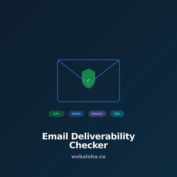 Email Deliverability Checker Tool Online