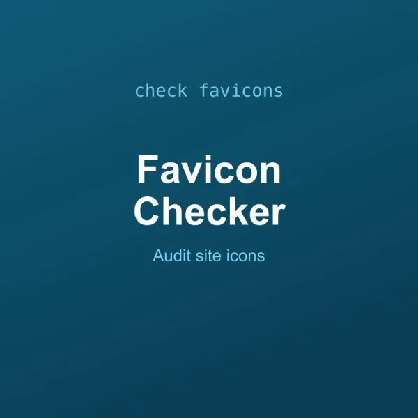 Favicon Checker Tool Online