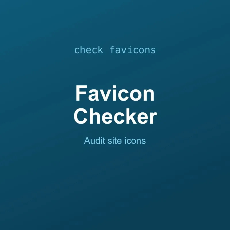 Favicon Checker Tool Online