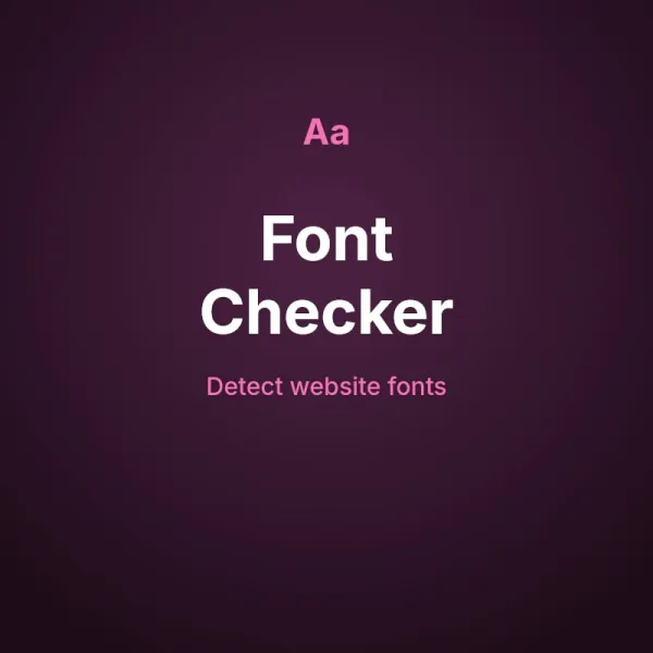 Website Font Checker Tool Online