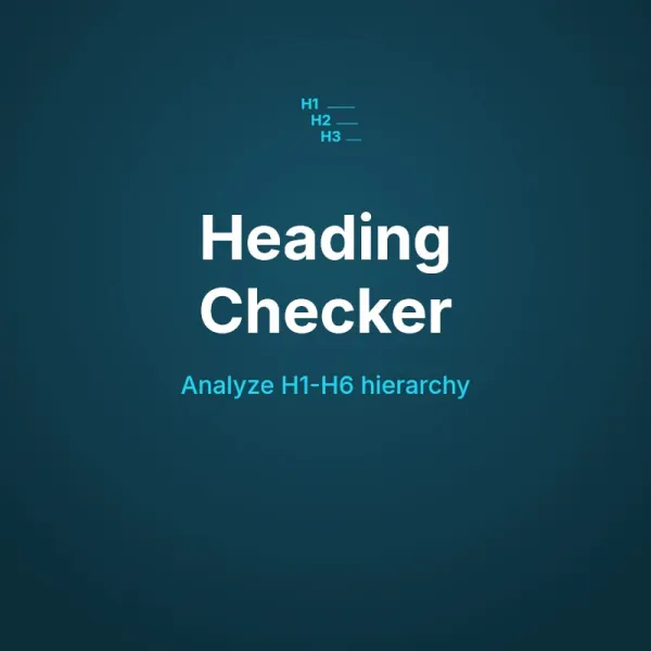Heading Checker Tool Online