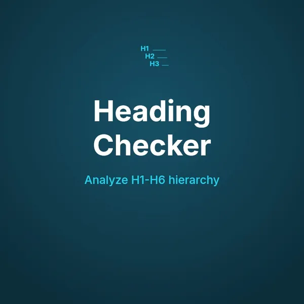 Heading Checker Tool Online