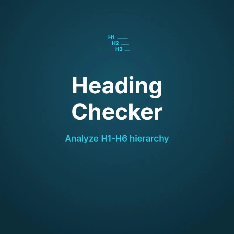 Heading Checker Tool Online