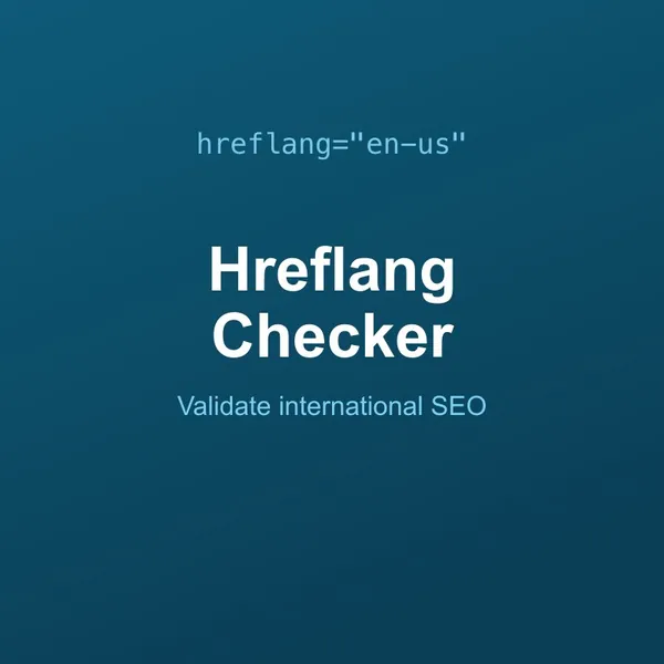 Hreflang Tags Checker Tool Online