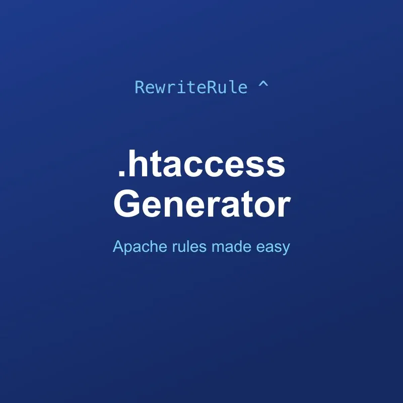 htaccess Generator Tool Online