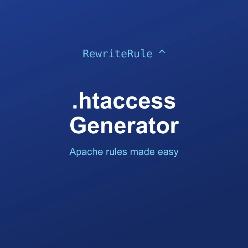 htaccess Generator Tool Online