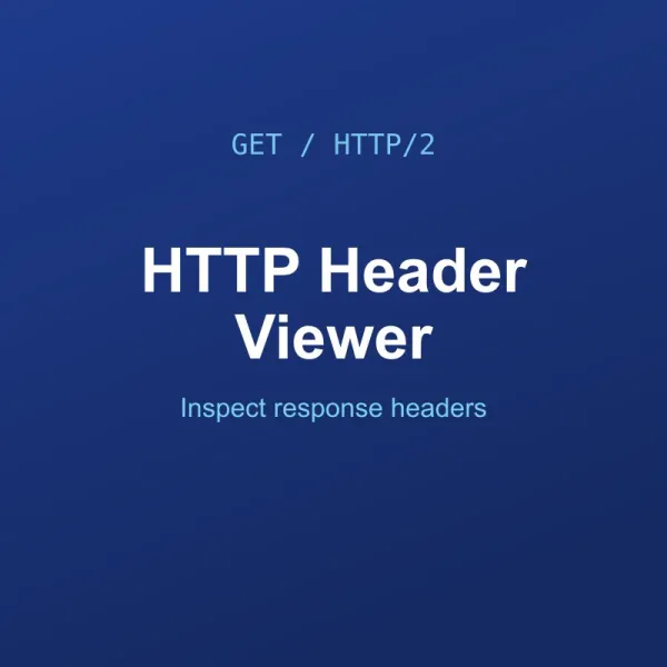 HTTP Response Header Viewer Tool Online
