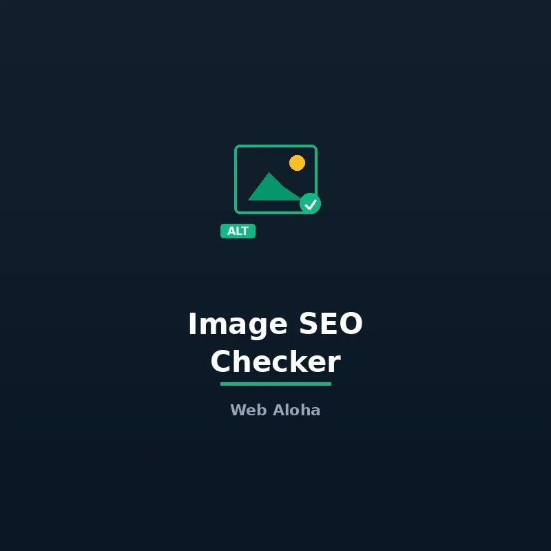 Image SEO Checker Tool Online