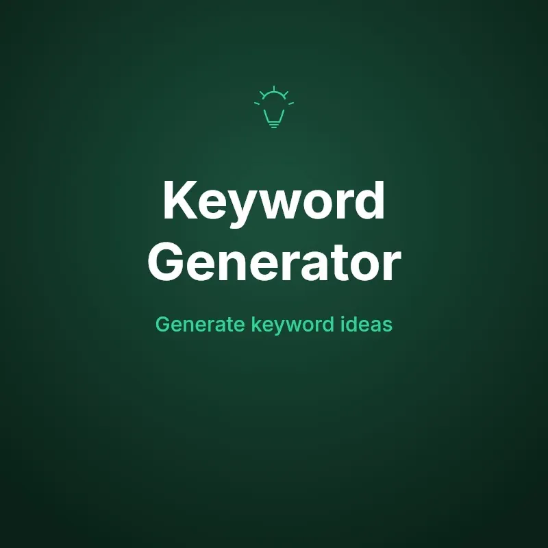 Keyword Generator Tool Online