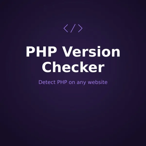 PHP Version Checker Online Tool
