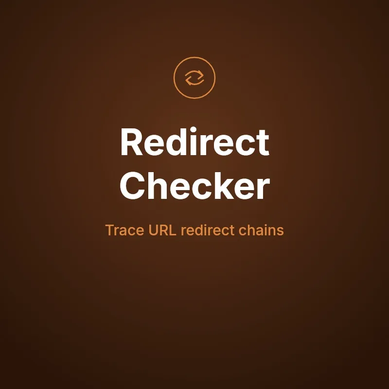 Redirect Checker Tool Online