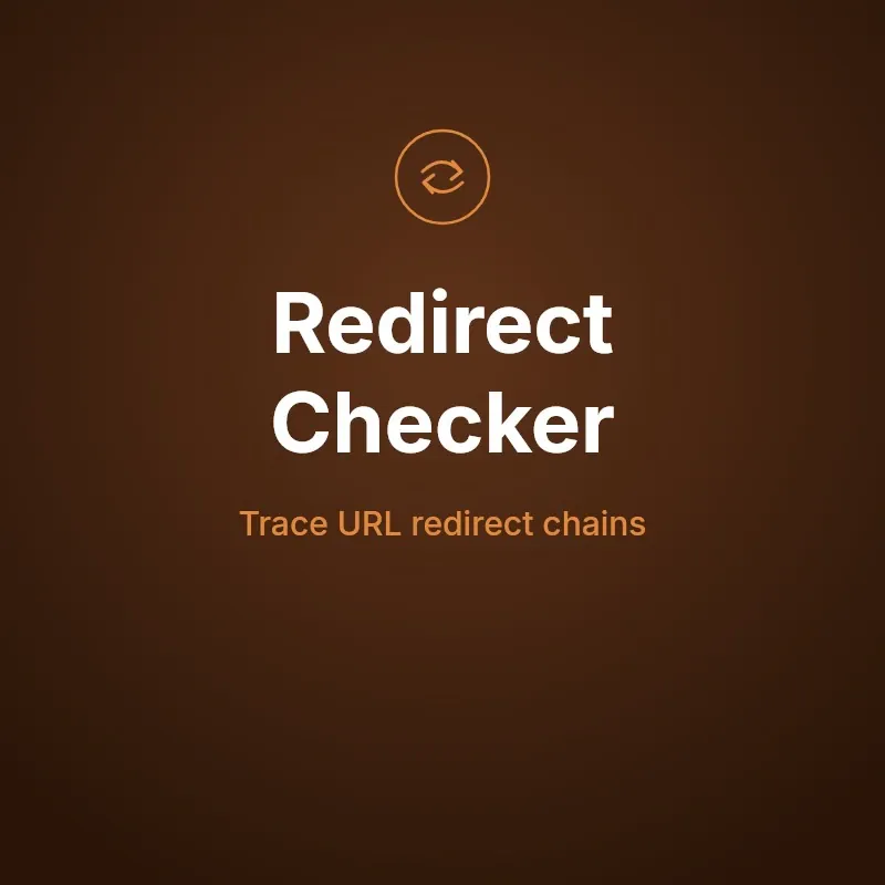 Redirect Checker Tool Online