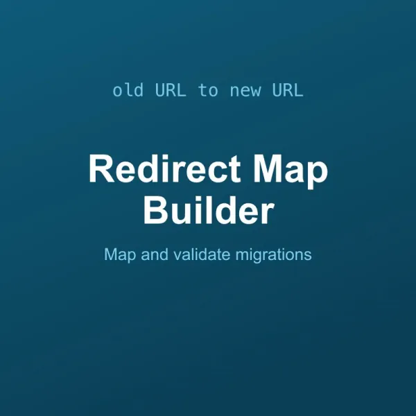 SEO Migration Redirect Mapper and Validator Tool