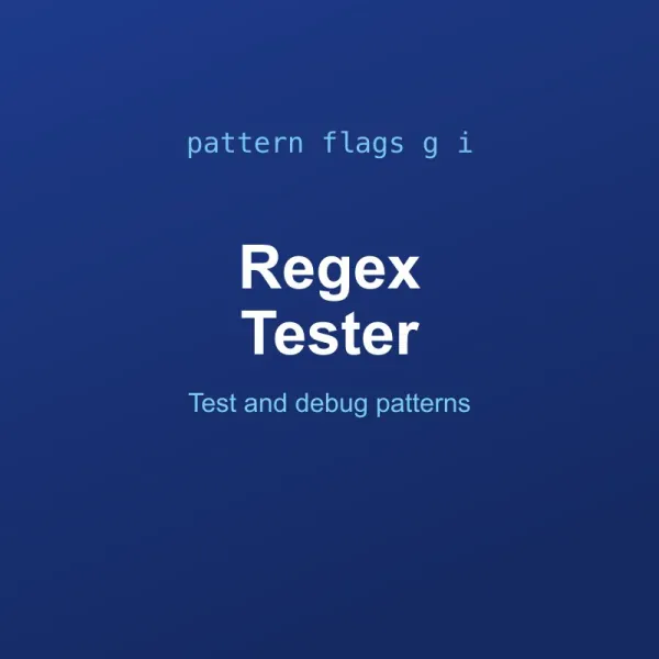 Regex Tester and Debugger Tool Online