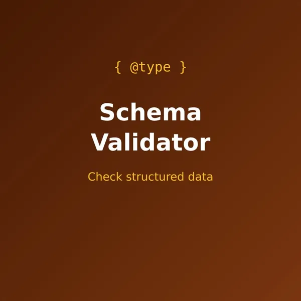 Schema Markup Validator Tool Online