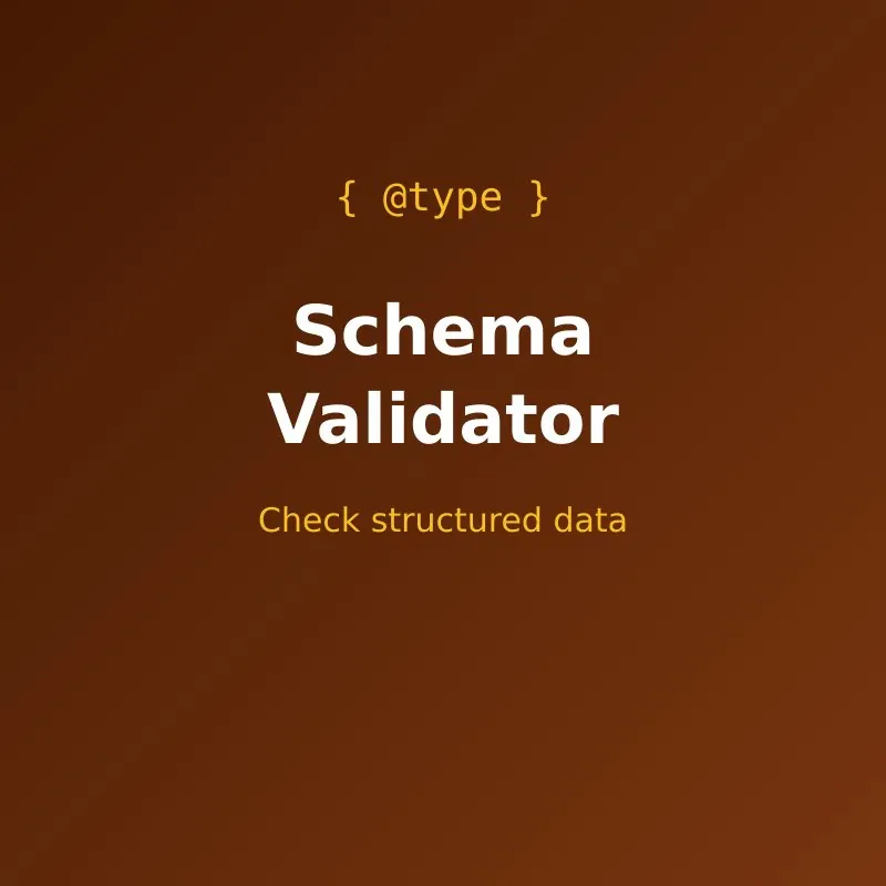 Schema Markup Validator Tool Online