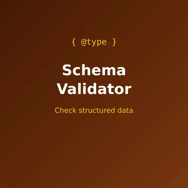 Schema Markup Validator Tool Online