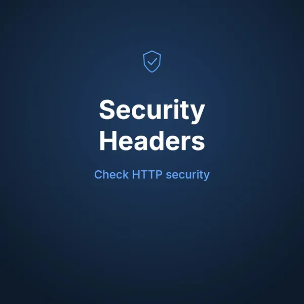 Security Headers Checker Tool Online