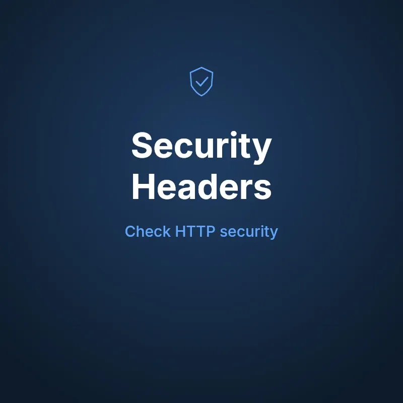 Security Headers Checker Tool Online