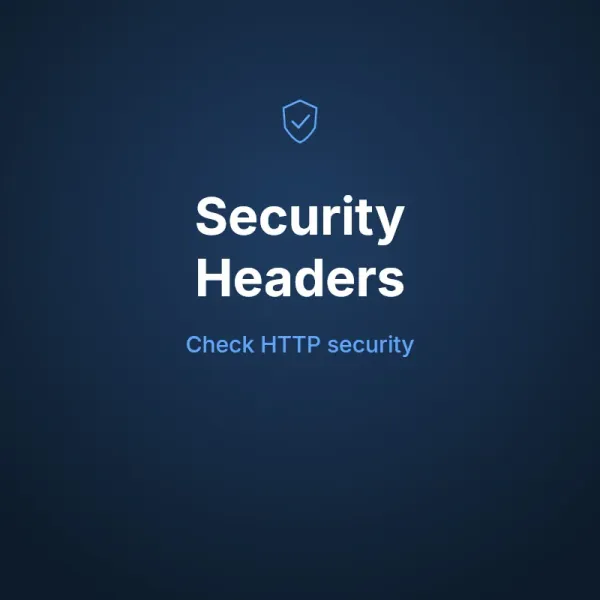 Security Headers Checker Tool Online