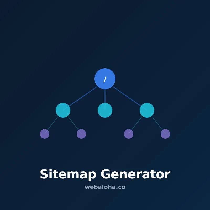 XML Sitemap Generator Tool Online