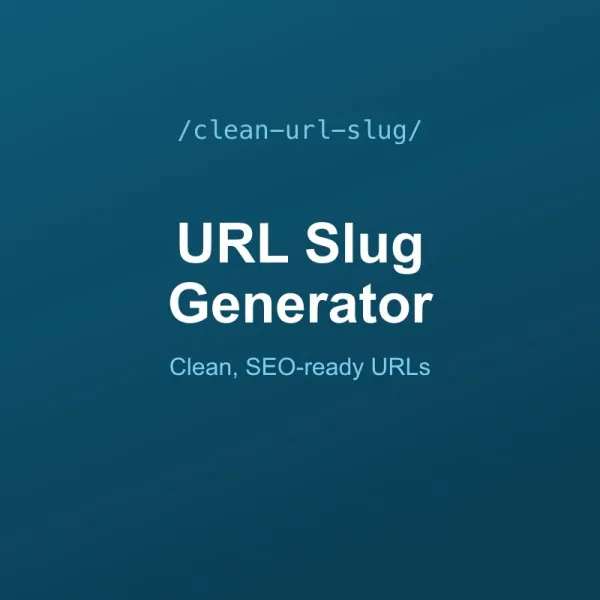 SEO-Friendly URL Slug Generator Tool Online