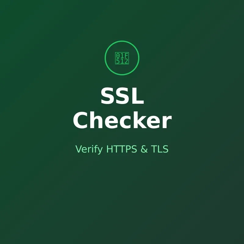 SSL Certificate Checker Tool Online