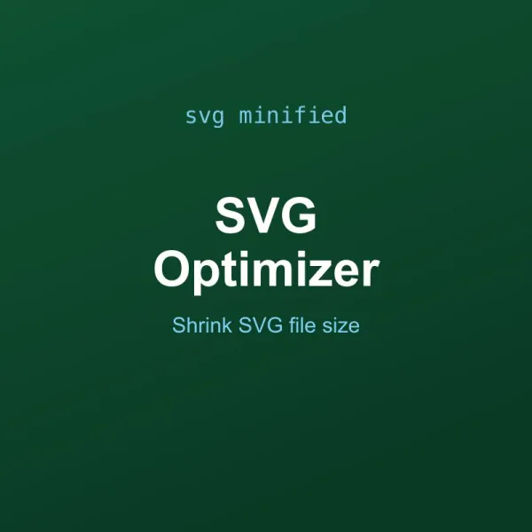 SVG Optimizer and Minifier Tool Online