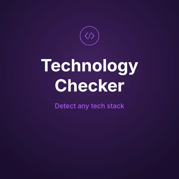 Website Technology Checker Tool Online