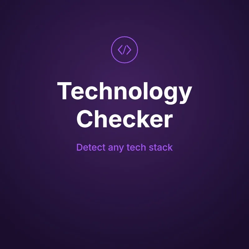 Website Technology Checker Tool Online