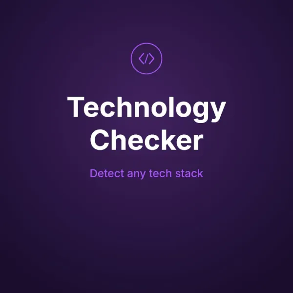 Website Technology Checker Tool Online
