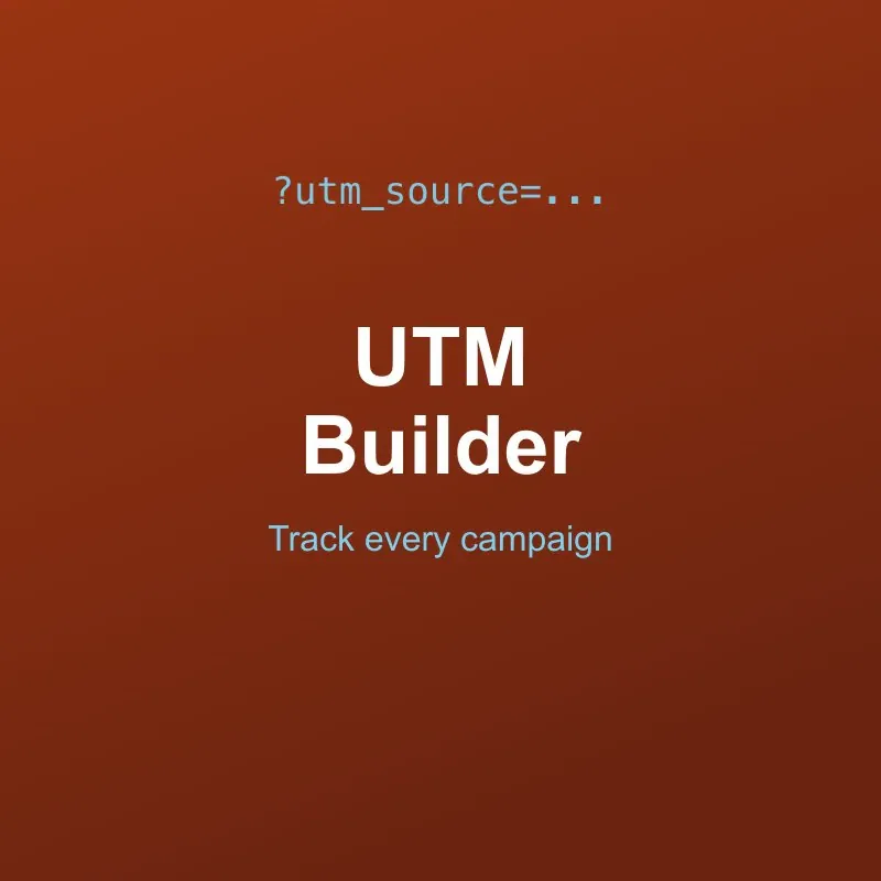 UTM Campaign URL Builder Tool Online