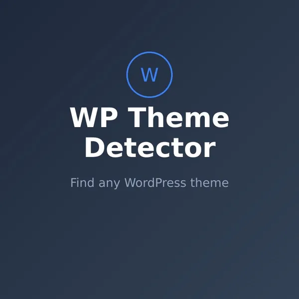 WordPress Theme and Plugin Detector Tool Online