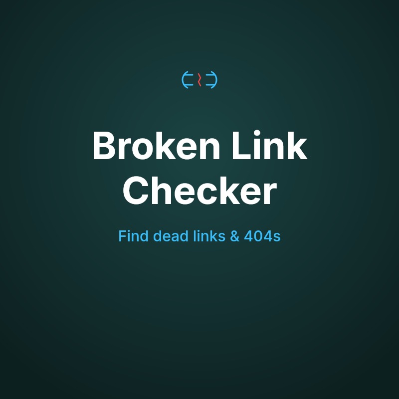 Broken Link Checker Tool Online