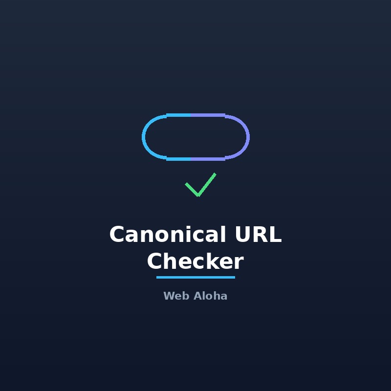 Canonical URL Checker Tool Online