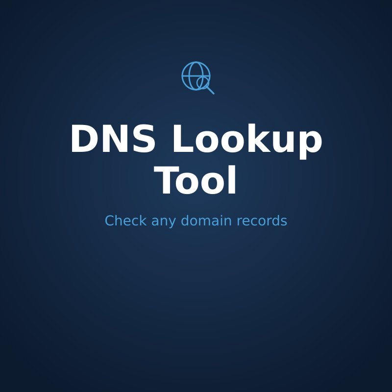 DNS Lookup Online Tool