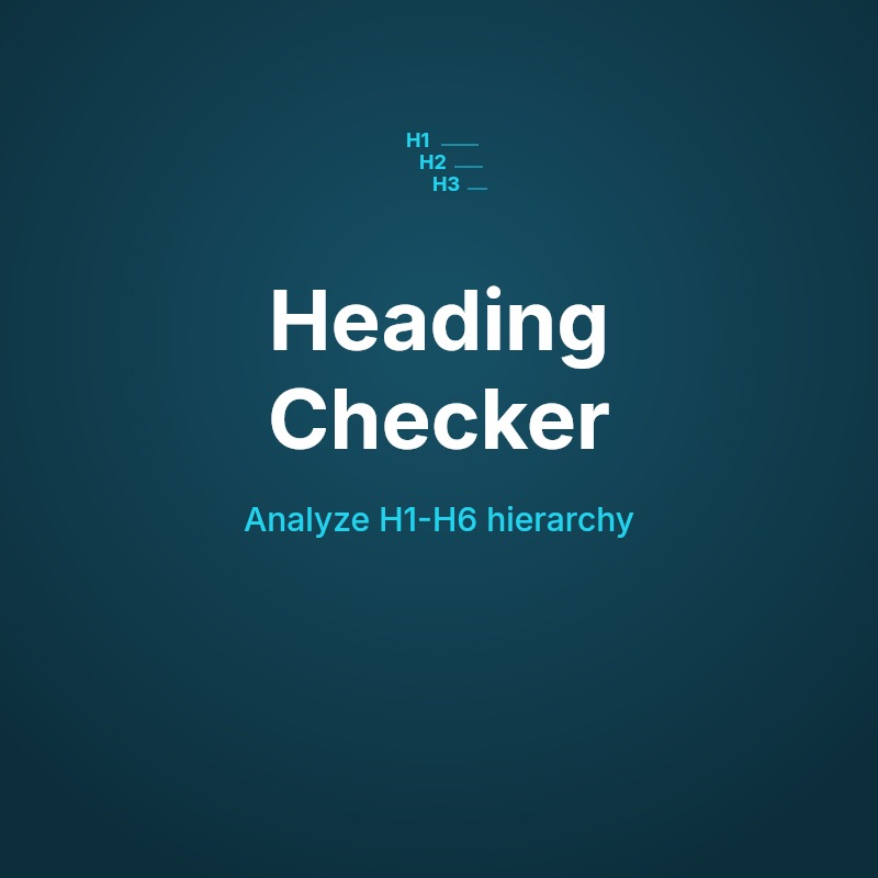 Heading Checker Tool Online