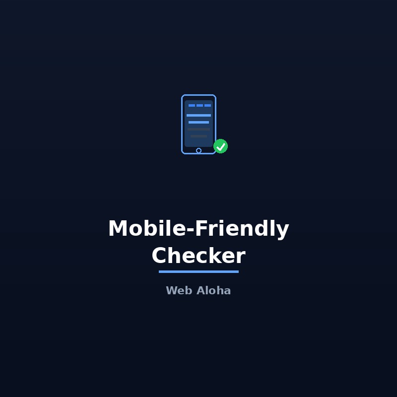 Mobile-Friendly Checker Tool Online