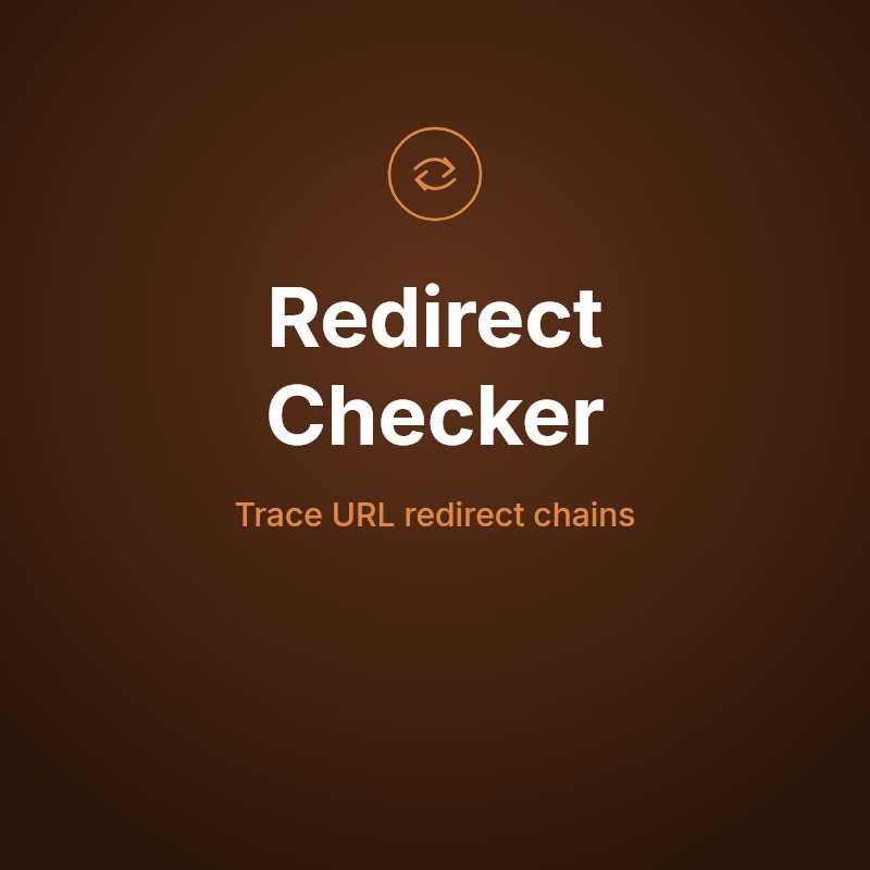 Redirect Checker Tool Online