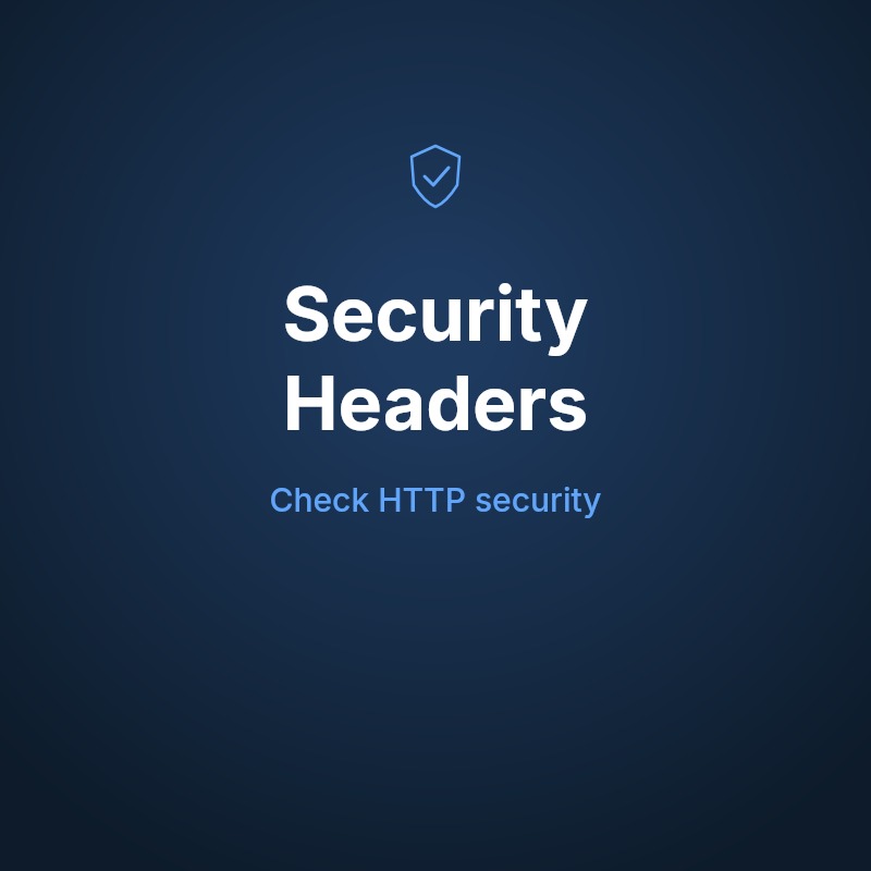 Security Headers Checker Tool Online
